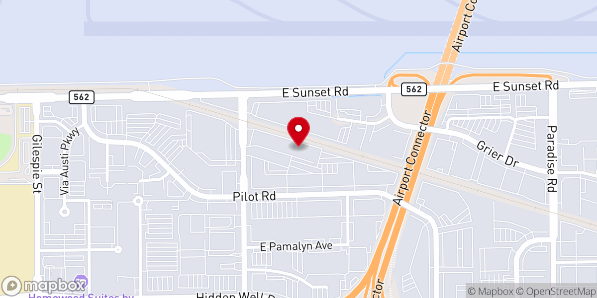 Map showing location of Las Vegas Family Church