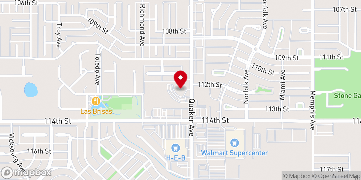 Map showing location of Turning Point Community Church