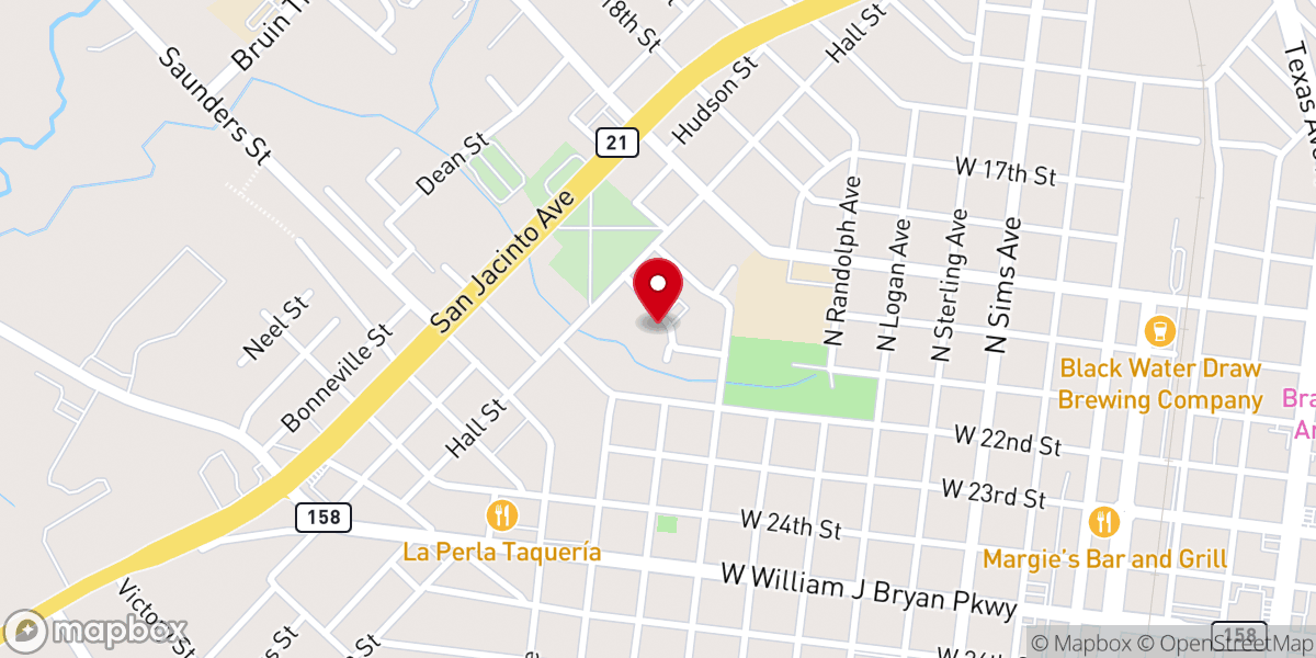 Map showing location of Christ Always Ministries