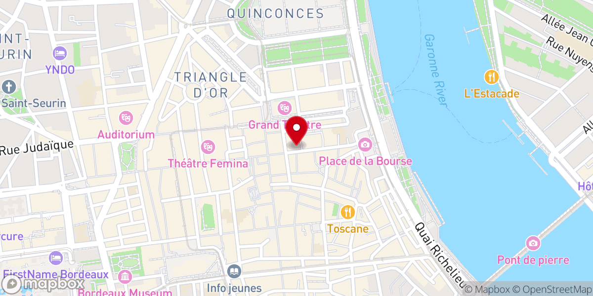 Map showing location of chez mimi