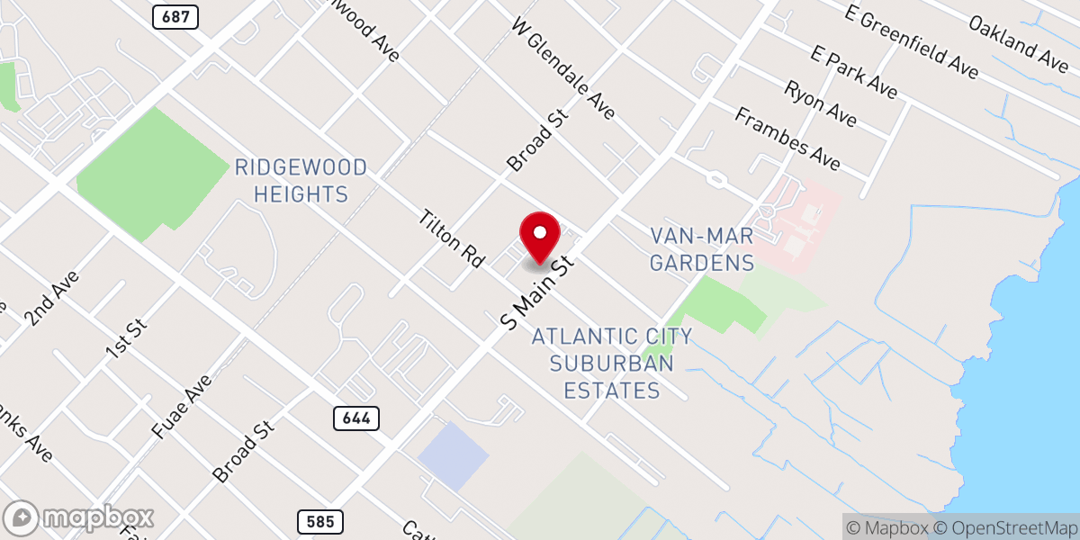 Map showing location of Lighthouse Community Church