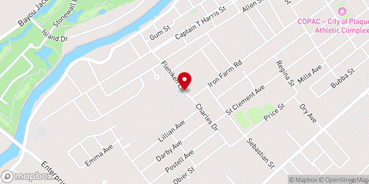 Map showing location of Aj Ford Ministries