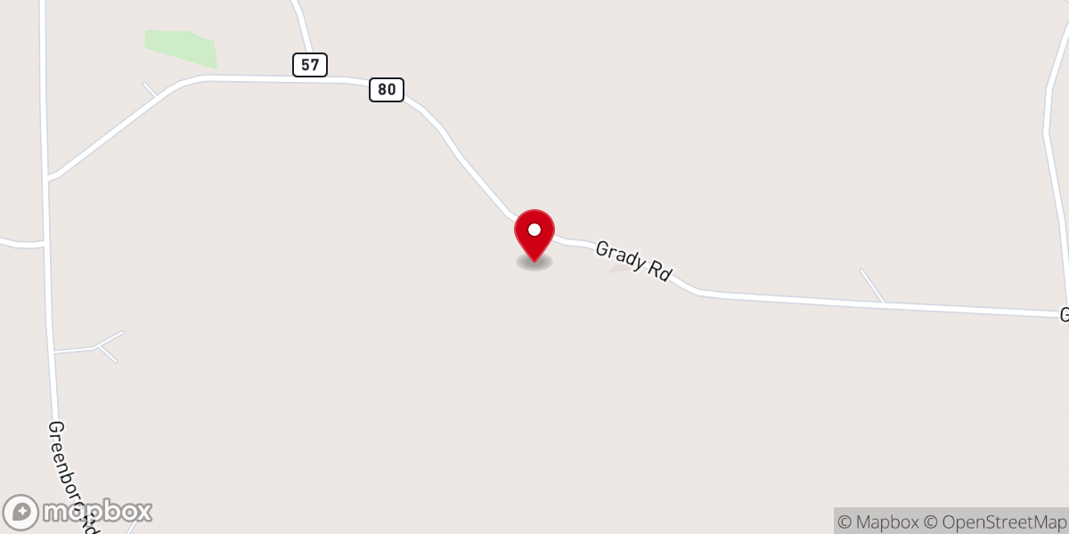 Map showing location of Souls Haven Church