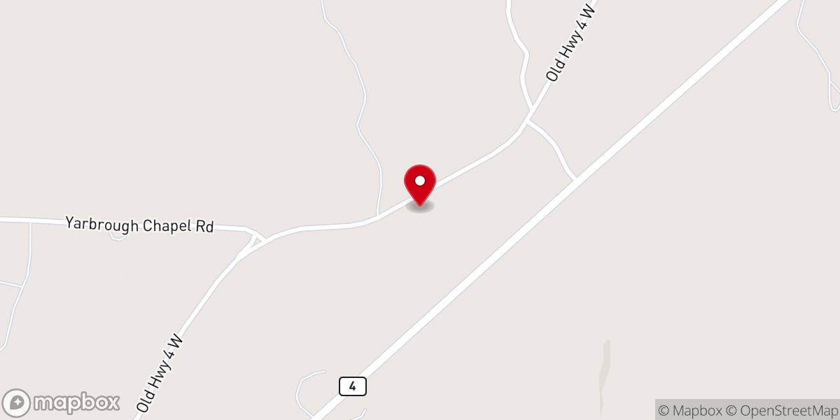 Map showing location of Yarbrough Chapel Christian Methodist Episcopal Church