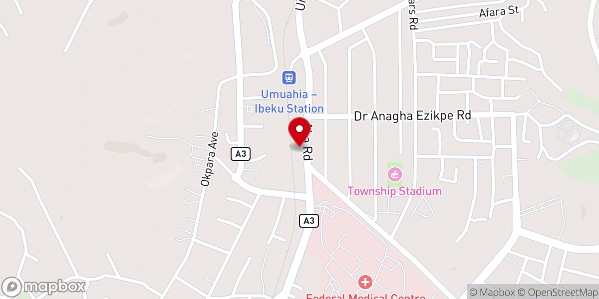 Map showing location of HOTR