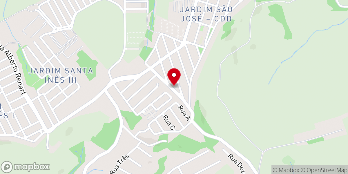 Map showing location of Igreja Universal Jardim São José 1