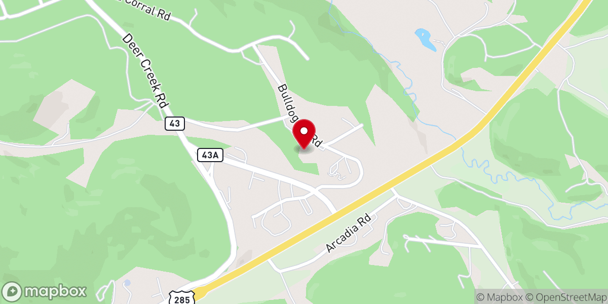Map showing location of St Mary of the Rockies