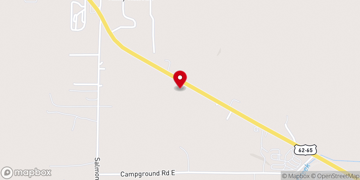 Map showing location of Highway Church of Christ
