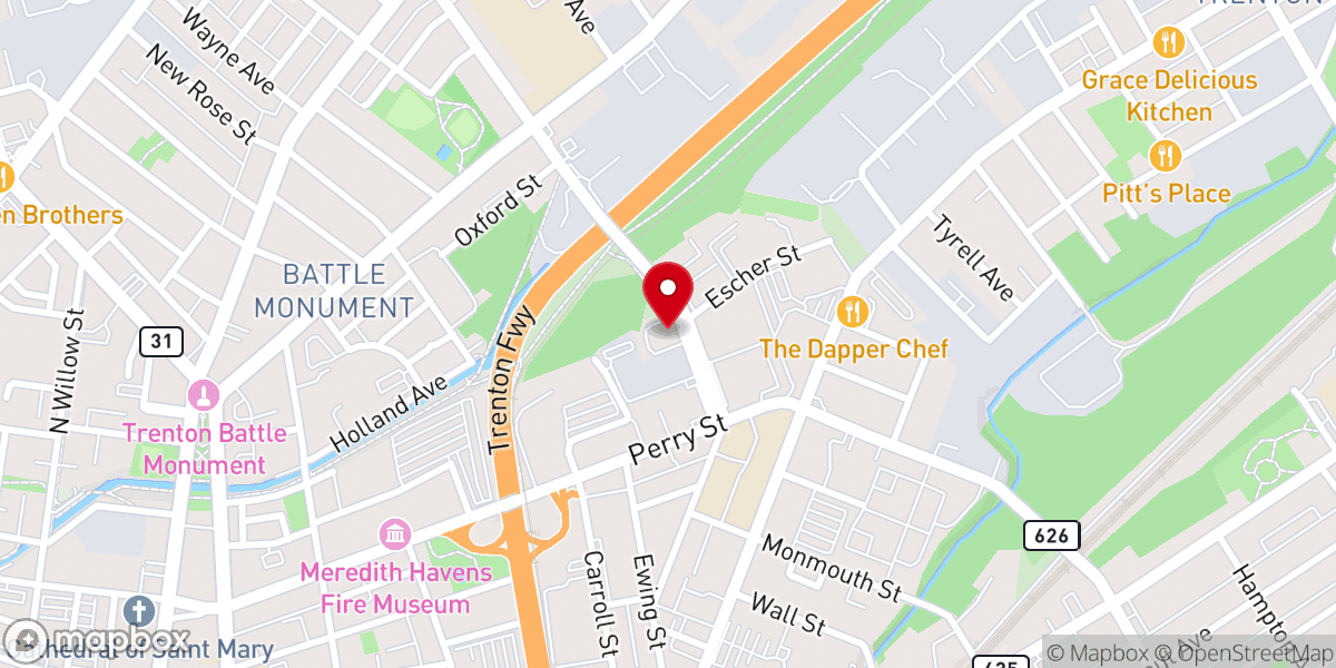 Map showing location of Gods Chosen House of Deliverance