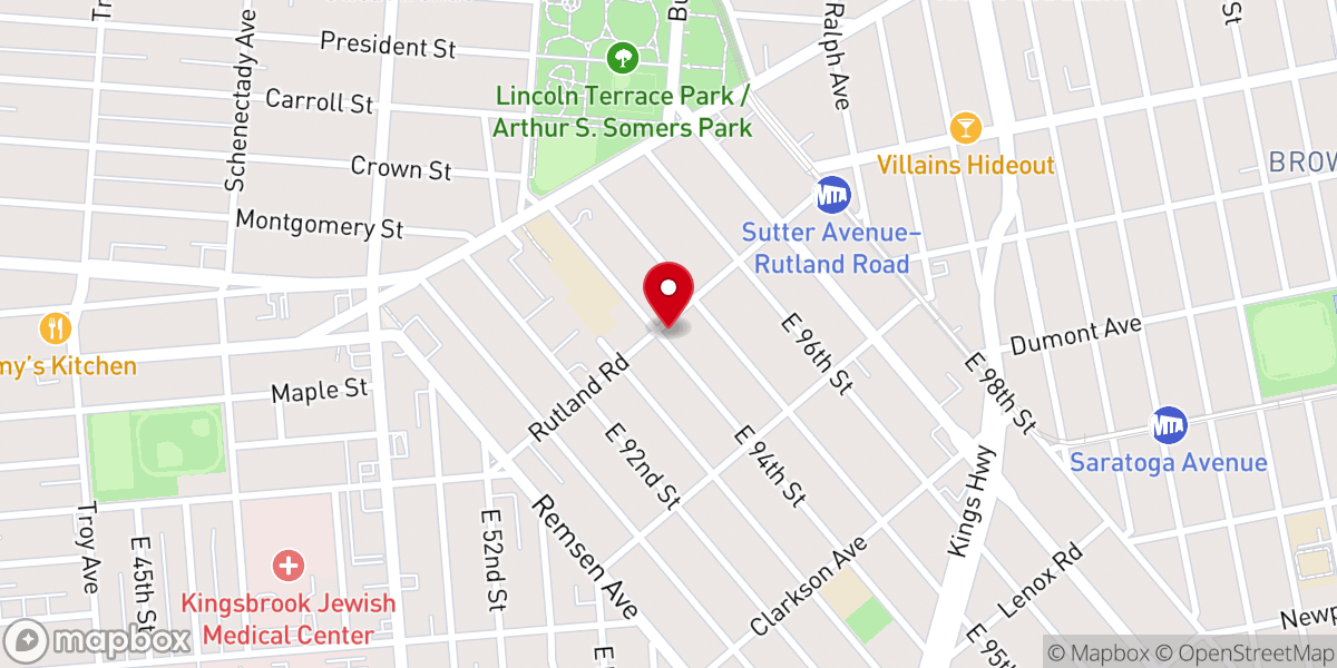 Map showing location of Faithful Church of God