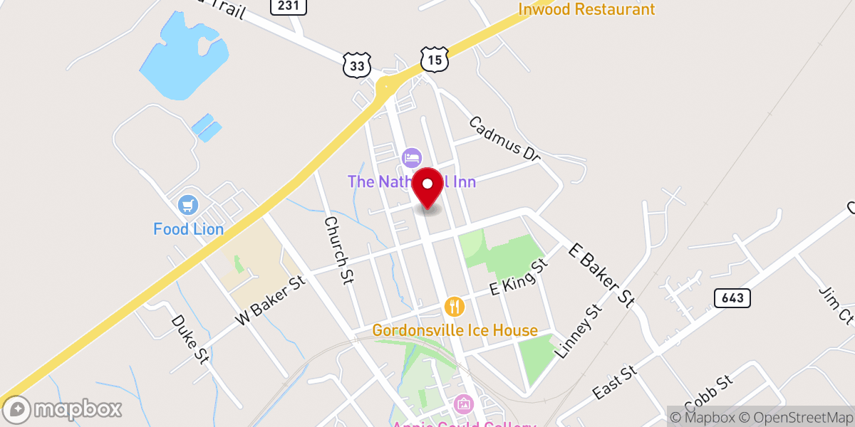 Map showing location of Church of the living God International