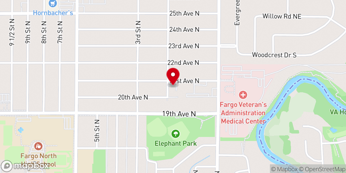 Map showing location of St. Stephen's Episcopal Church