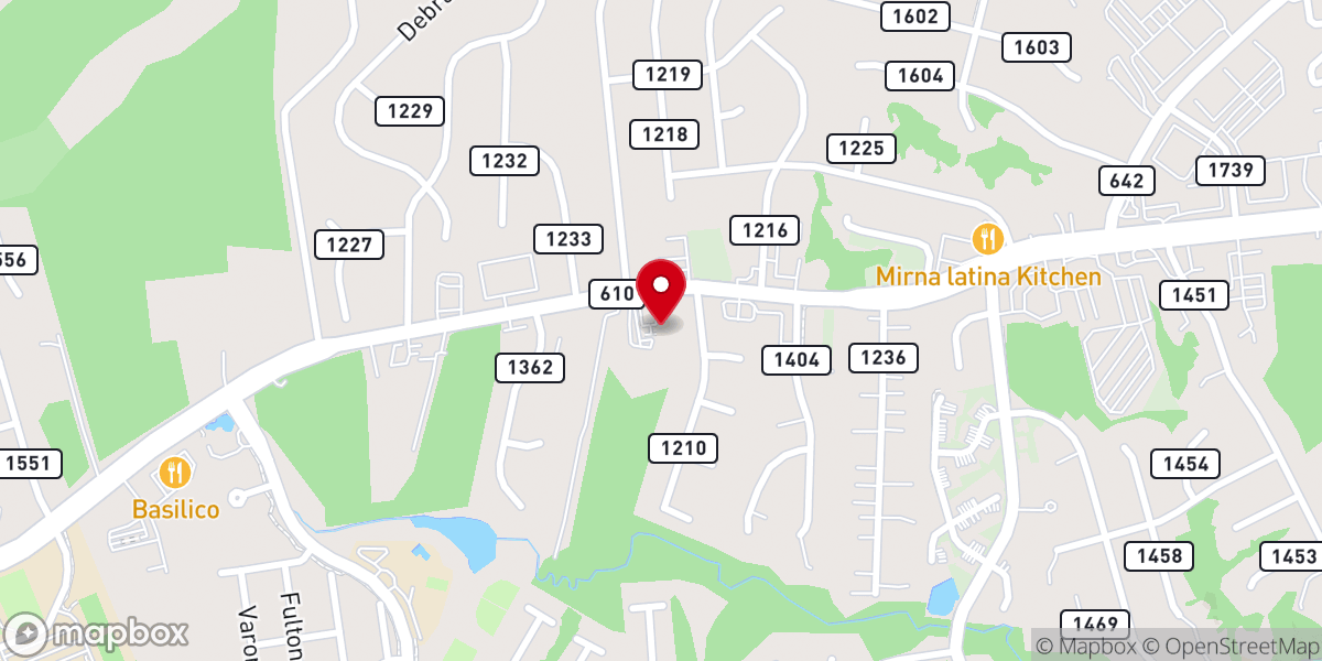 Map showing location of Stafford Church of God