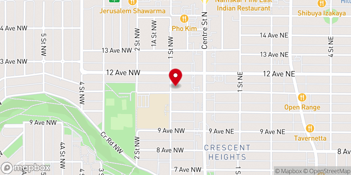Map showing location of GoodTree Church