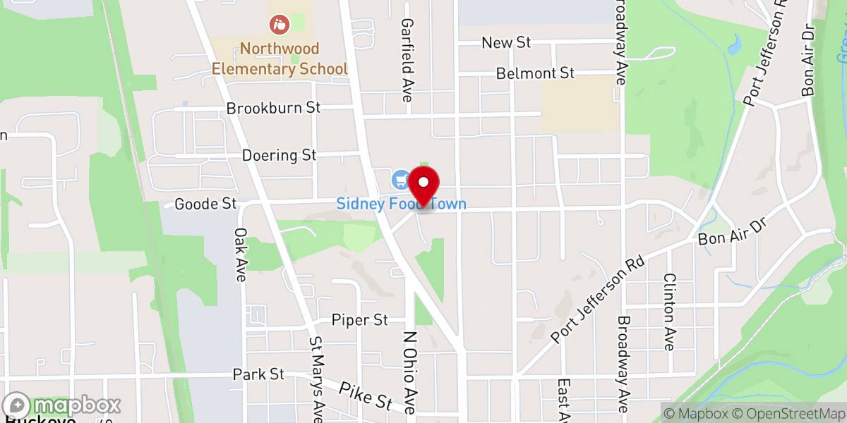 Map showing location of Central Bible Ministry