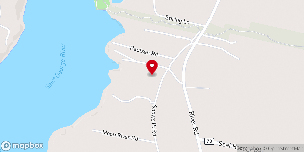 Map showing location of North Parish Cemeteries
