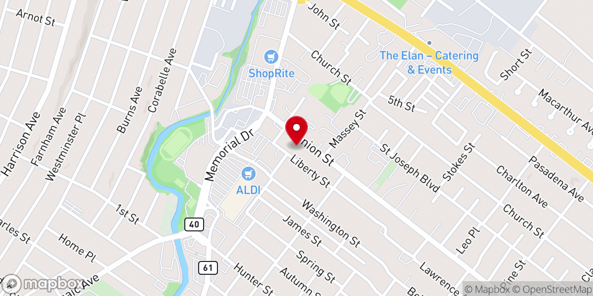 Map showing location of Overcomers House of Worship