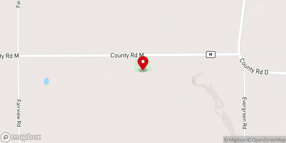 Map showing location of Bethlehem Lutheran Church