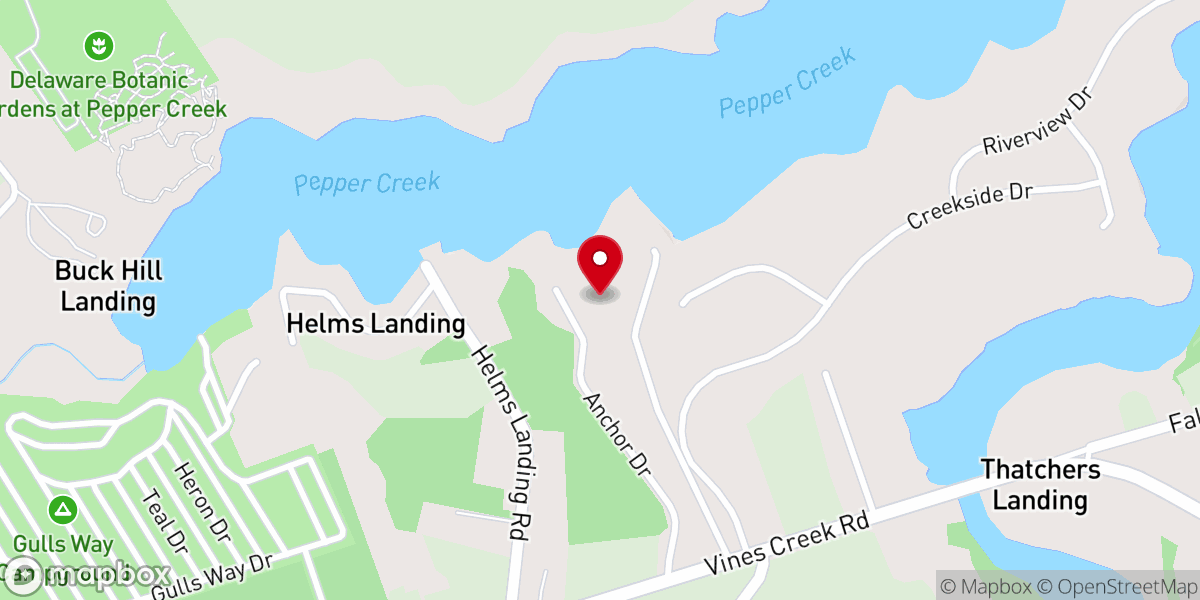 Map showing location of Power & Love Outreach Ministries Inc