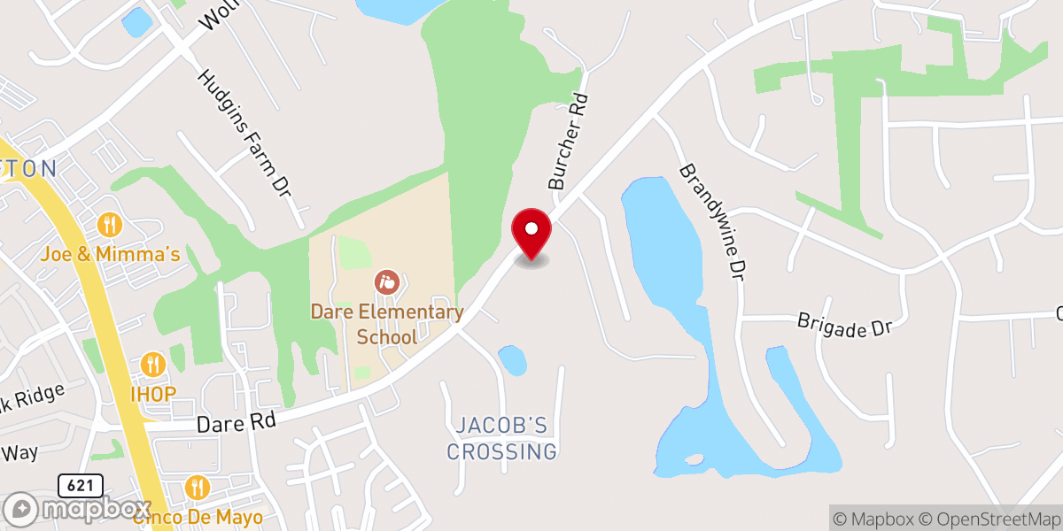 Map showing location of York Baptist Temple