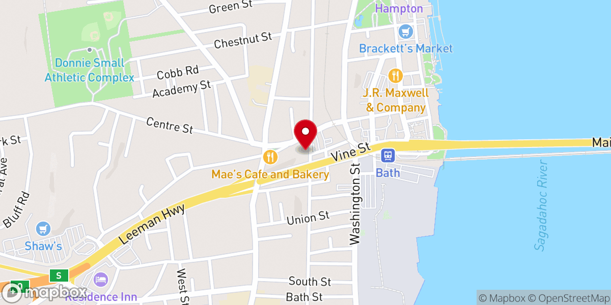 Map showing location of Elim Academy