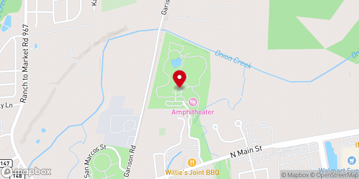 Map showing location of Stagecoach Park