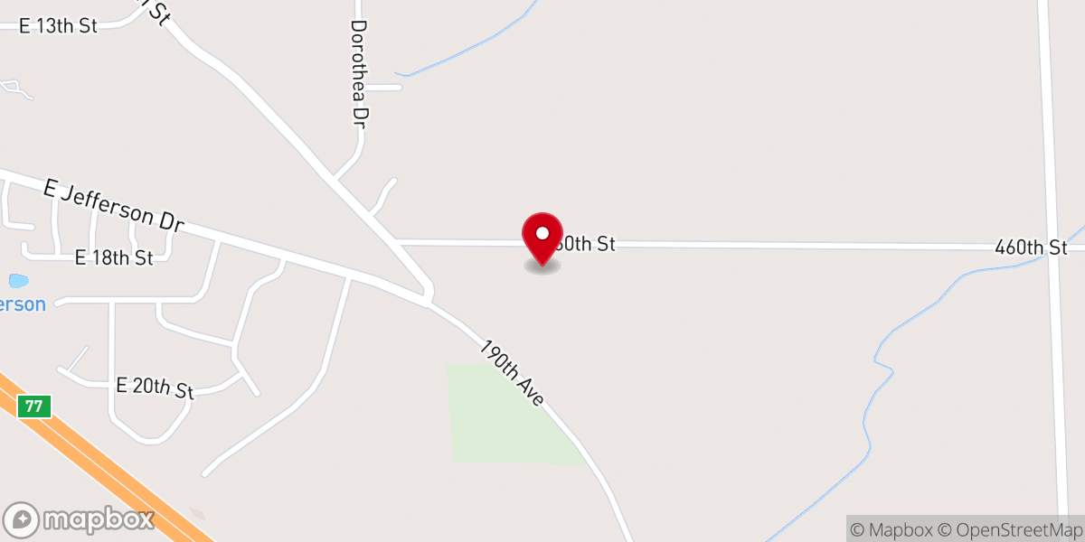 Map showing location of Christ Lutheran School