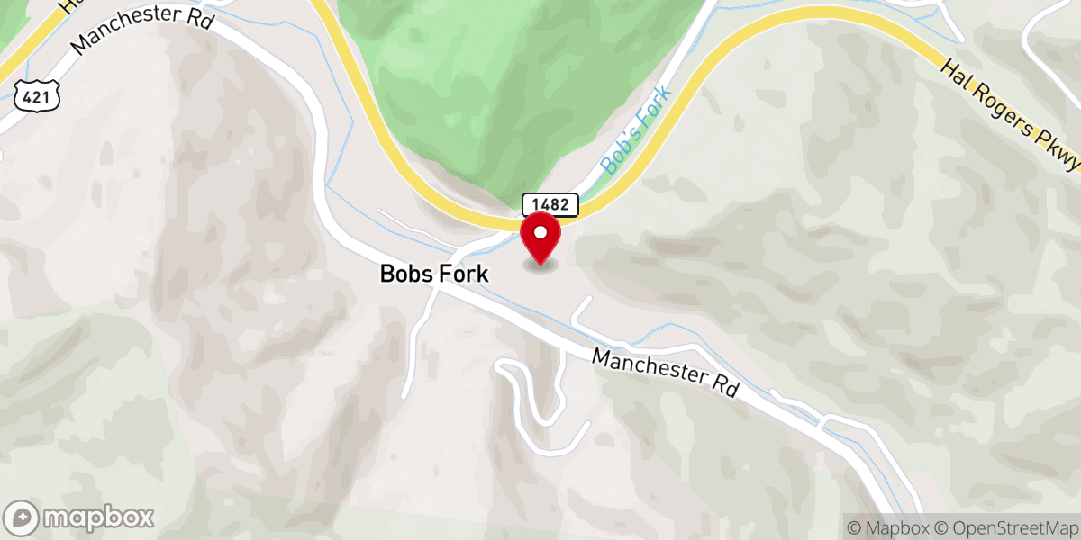 Map showing location of Big Creek Missions