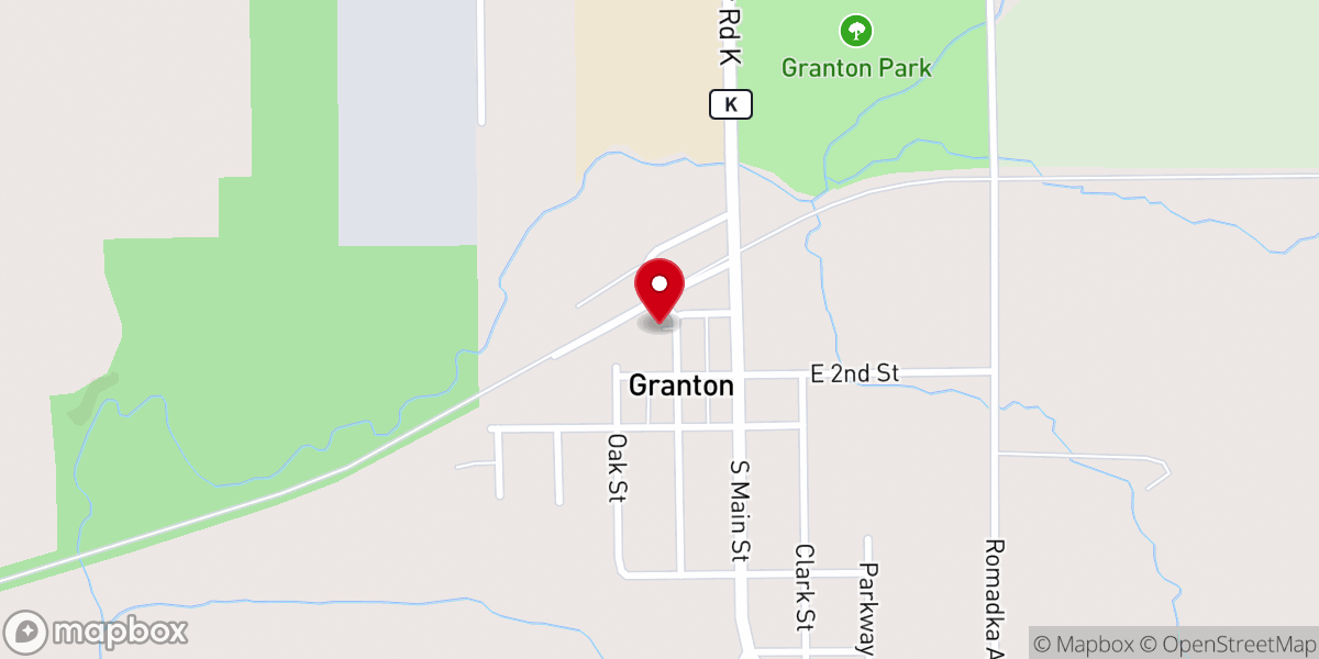 Map showing location of Village Hall & Garage