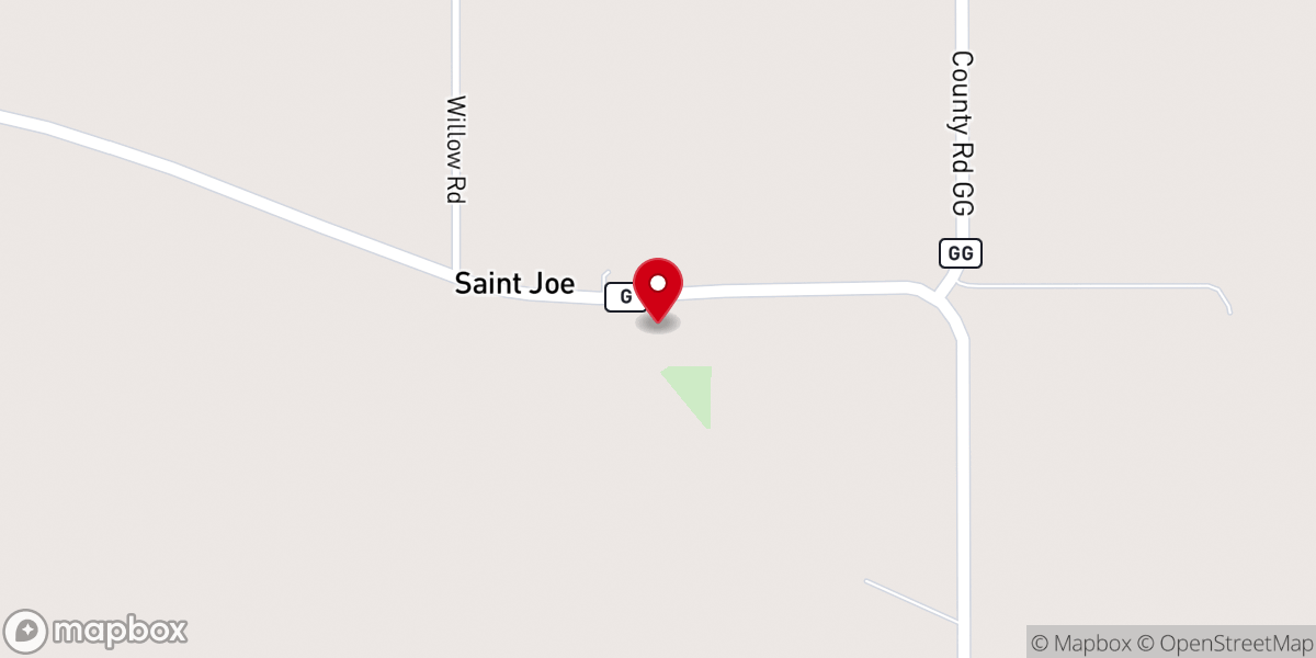 Map showing location of St Joseph Catholic Church
