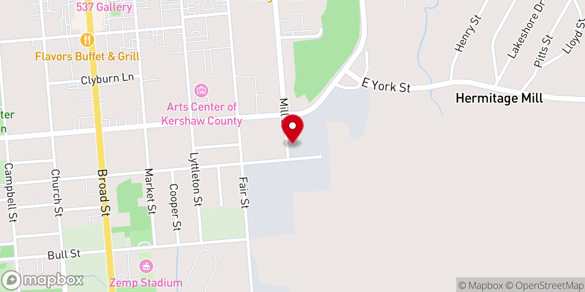 Map showing location of Our Space Gym