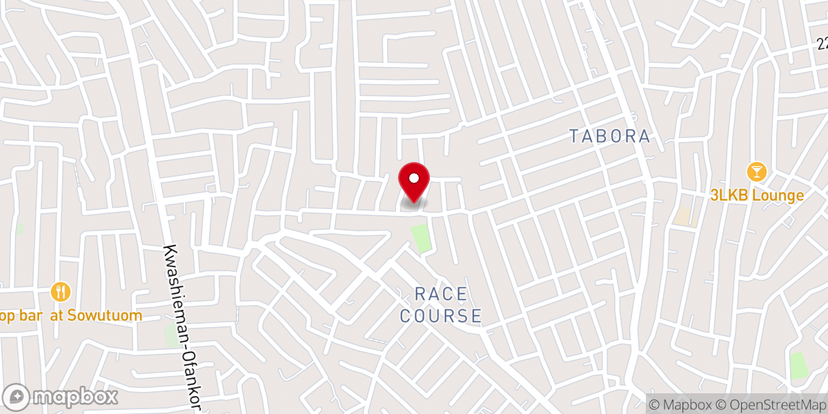 Map showing location of St Andrew Methodist Church Ghana
