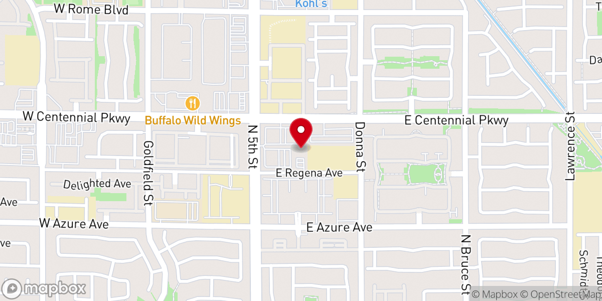 Map showing location of New Creation Outreach Ministries