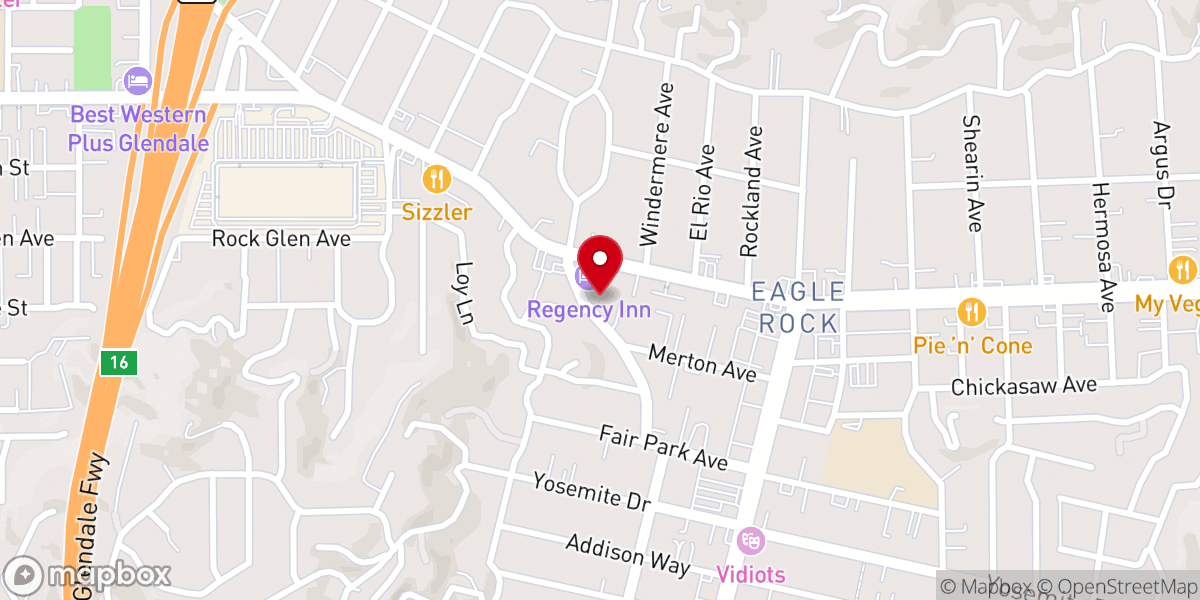 Map showing location of Harvest Tabernacle Church