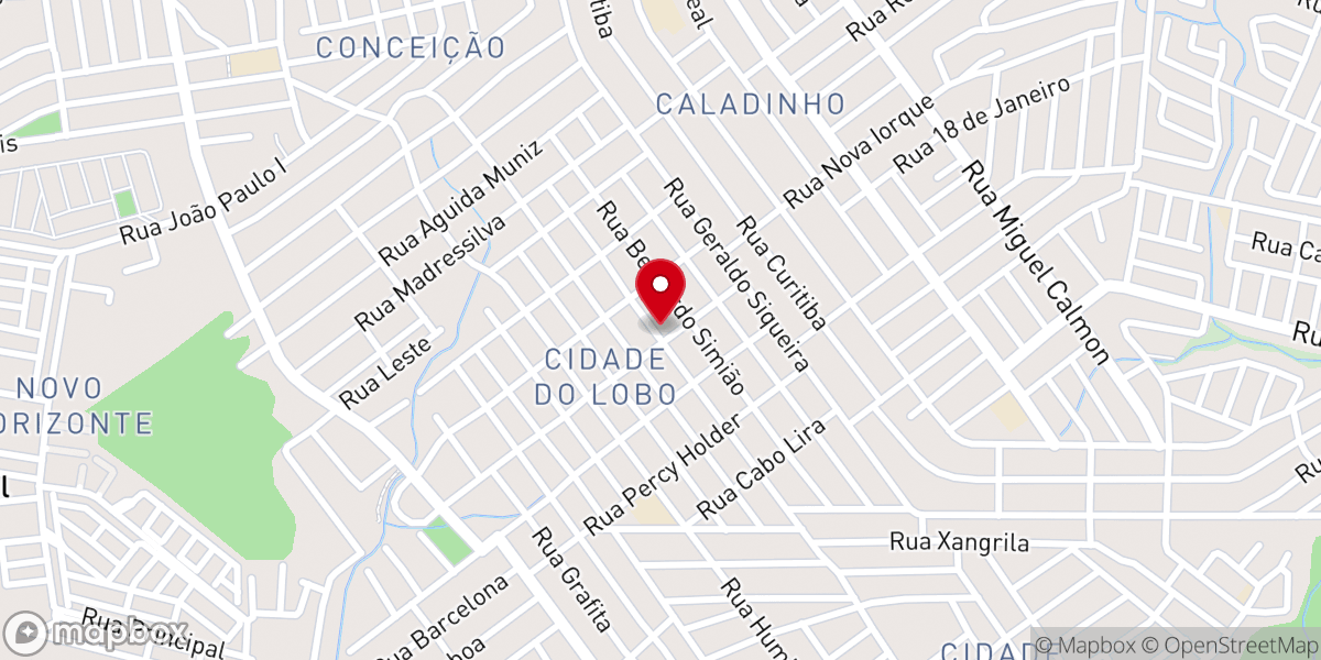 Map showing location of Igreja Assembleia De Deus -Regional Sul - Betesda 12