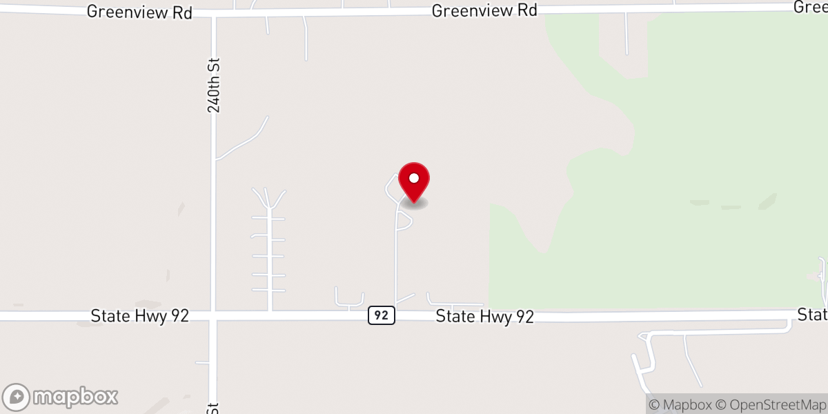 Map showing location of Living Hope Community Church