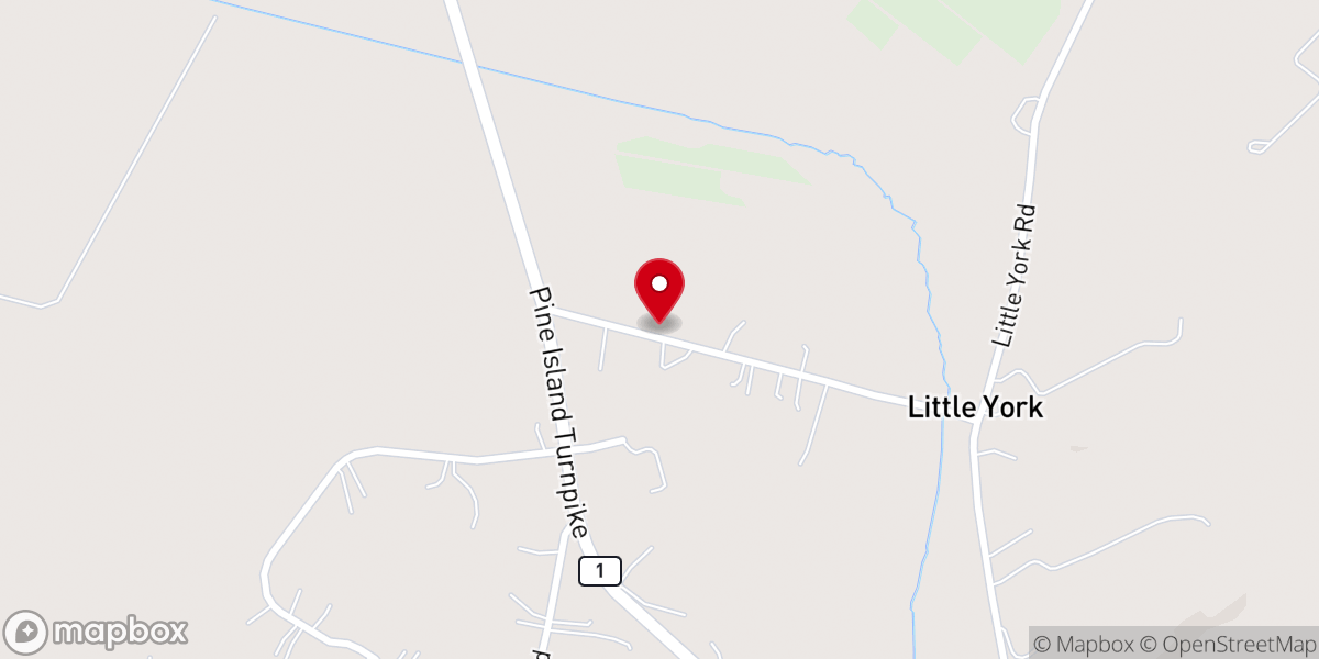 Map showing location of Pine Island Bible Church
