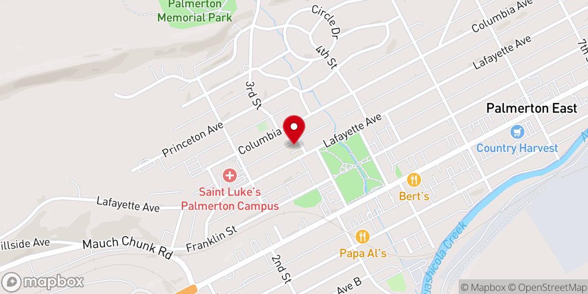 Map showing location of St John Newman Catholic Church