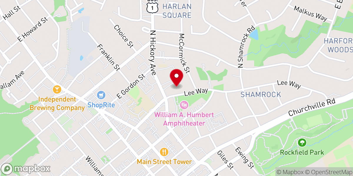 Map showing location of St. Margaret Church