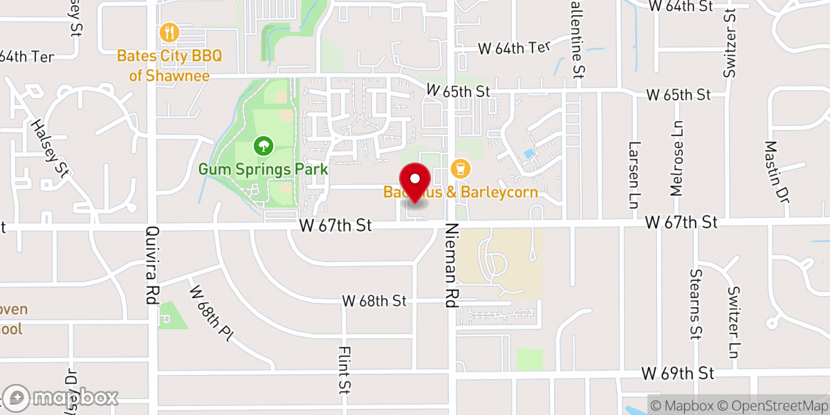 Map showing location of Shawnee Community Services