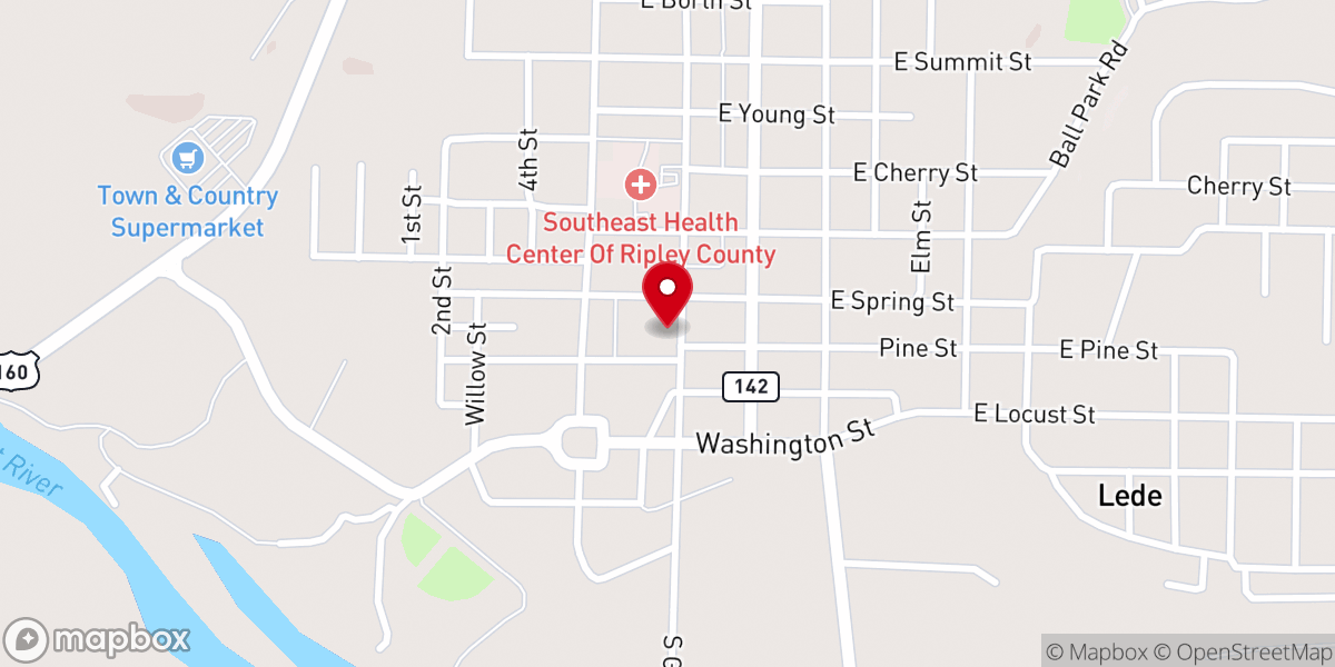 Map showing location of United States Postal Service