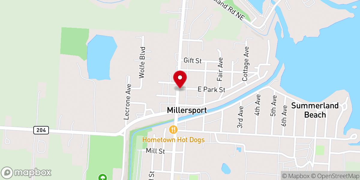 Map showing location of Victory Apostolic Church