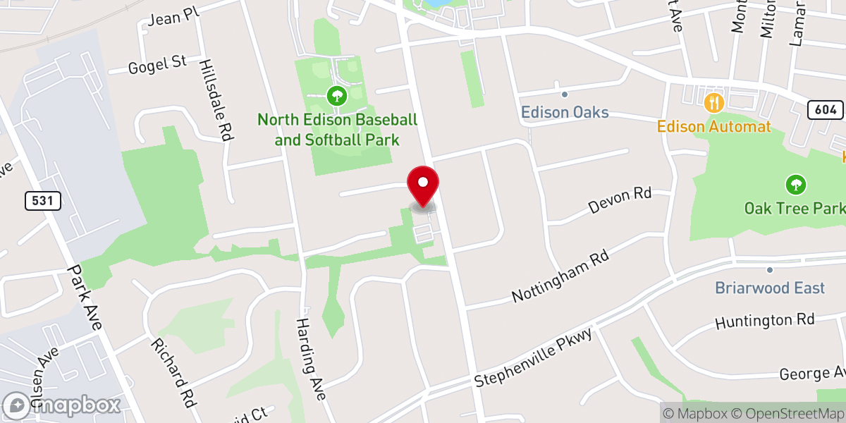 Map showing location of 주소망Lord-Hope Korean Presbyterian