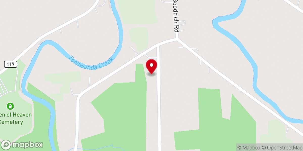 Map showing location of Saint Augustines Church