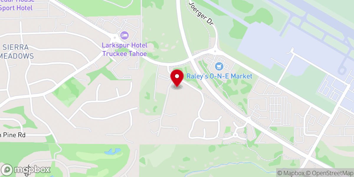 Map showing location of Truckee Seventh-day Adventist Church