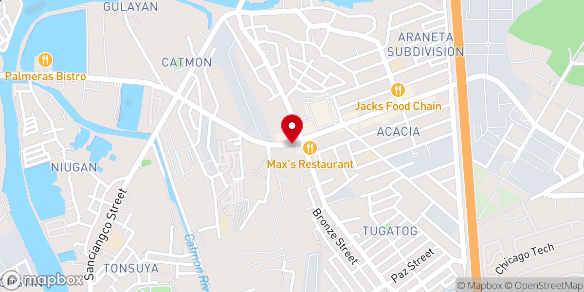 Map showing location of Victory Church International Christian Ministries (Malabon Chapter)