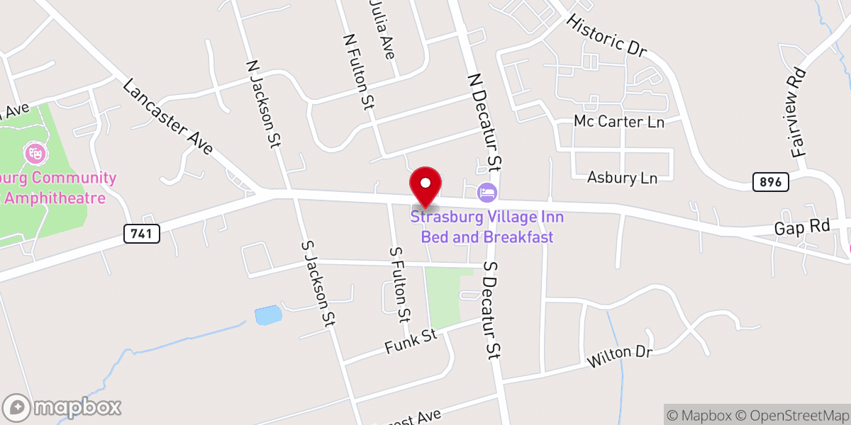 Map showing location of Wesley United Methodist Church