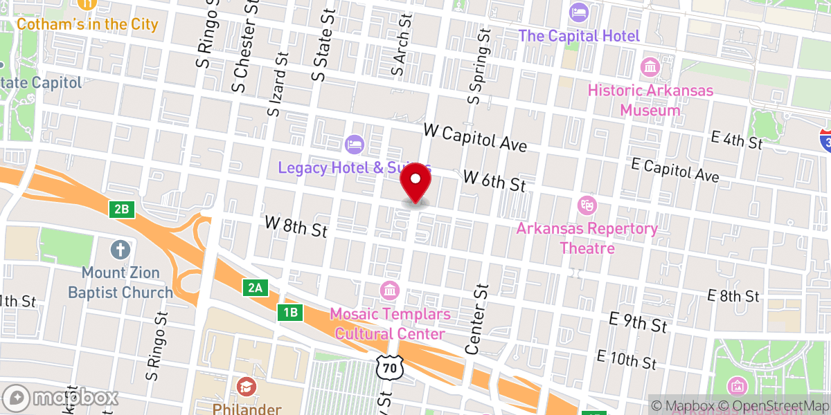 Map showing location of Independent Apostolic Church Inc