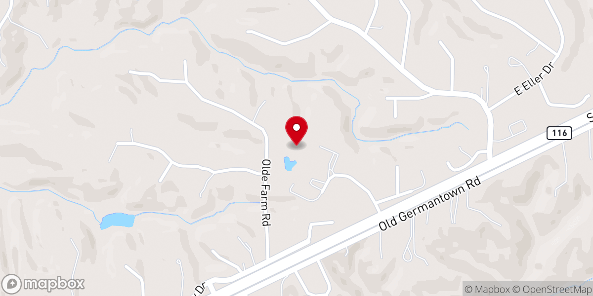 Map showing location of Mount Alerno Novitiate