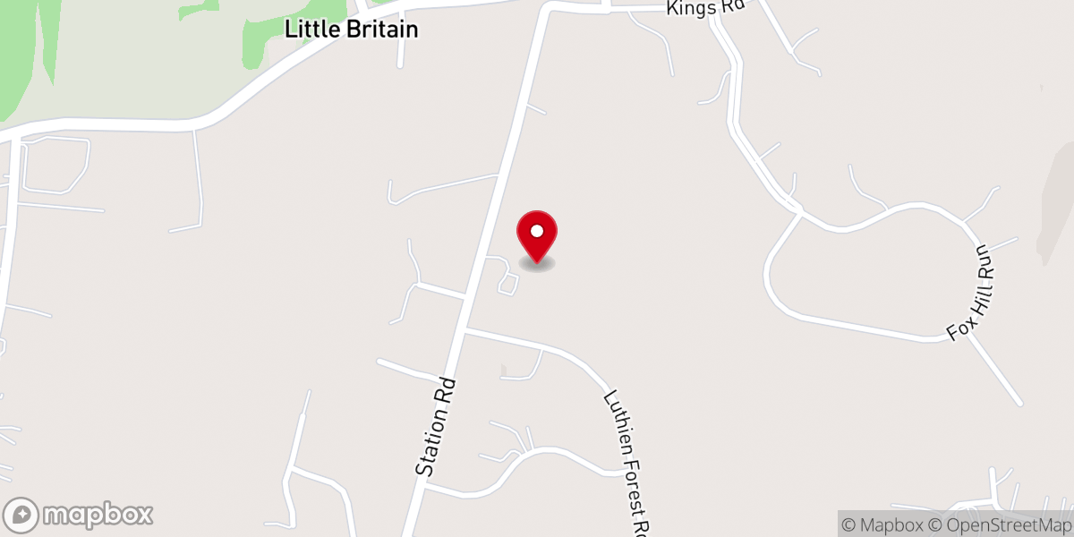 Map showing location of Westminster Presbyterian Church